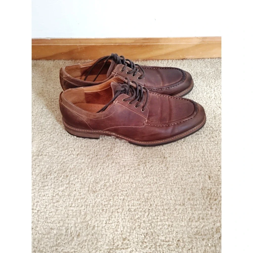 Florsheim‎ Midtown Plain Toe Oxford 14349‑215 Brown Leather Ortholite Men's 11.5